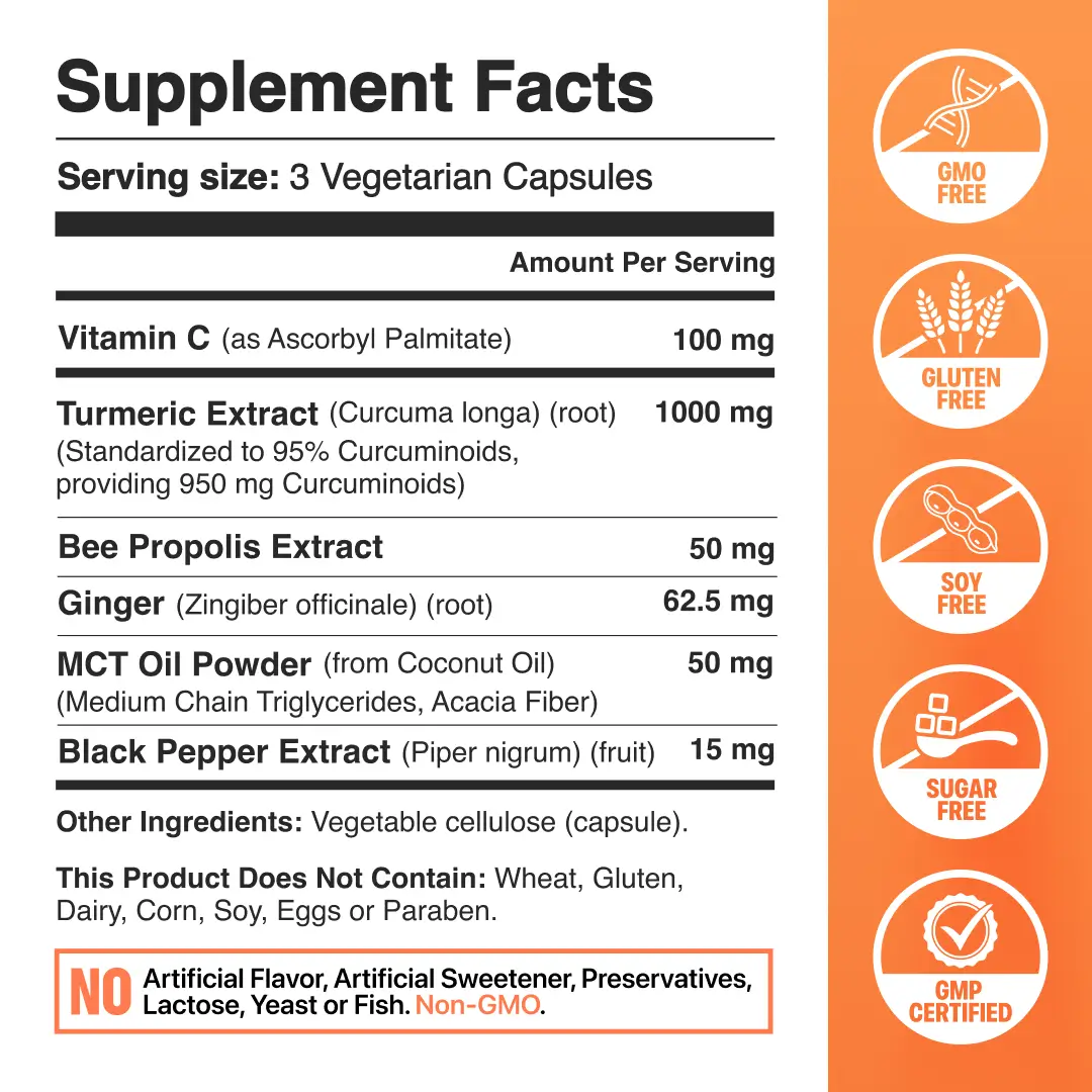 Turmeric Curcumin 95 - Image 11